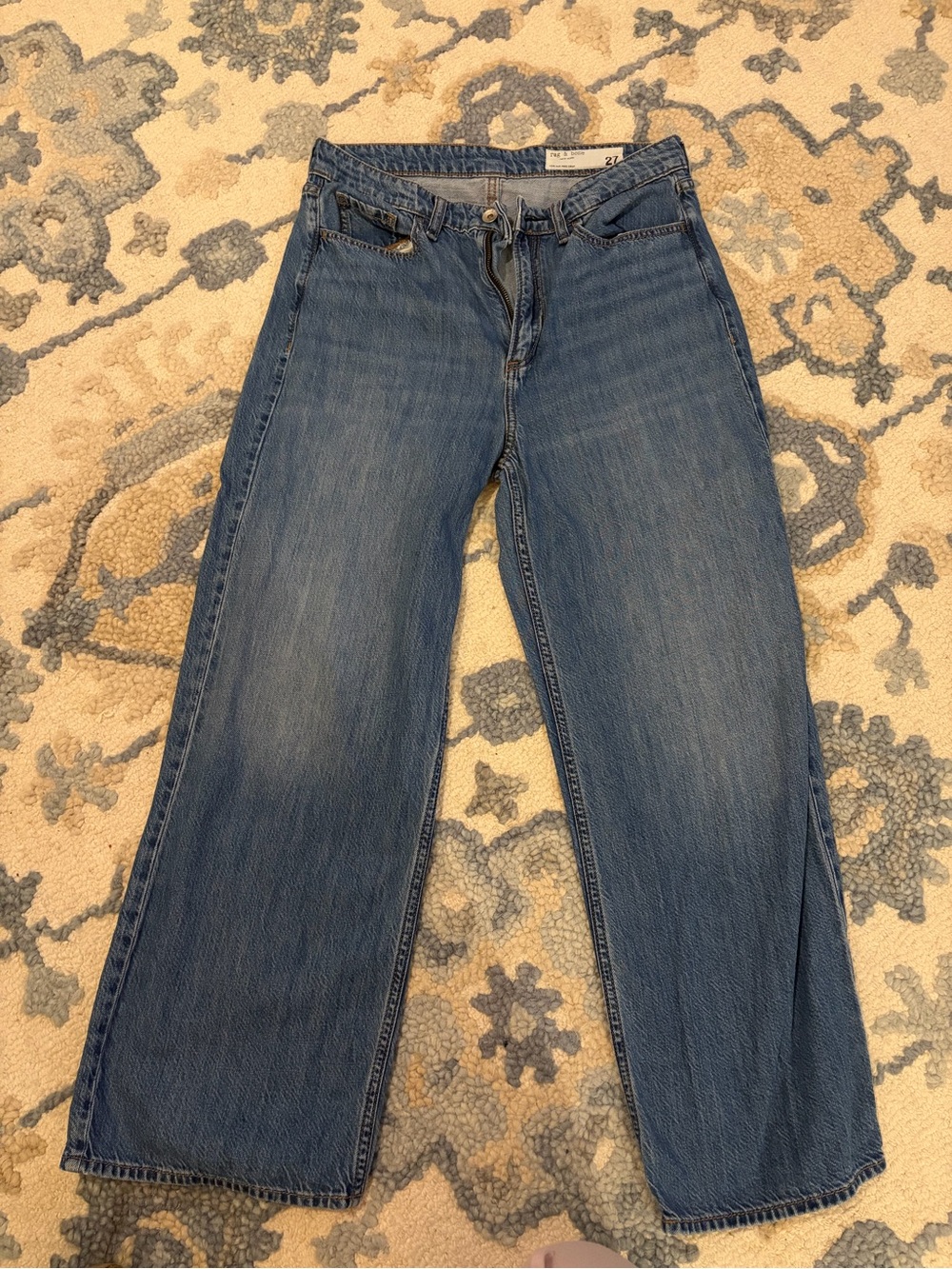 rag & bone Lori Mid Rise Crop Jeans size 27
